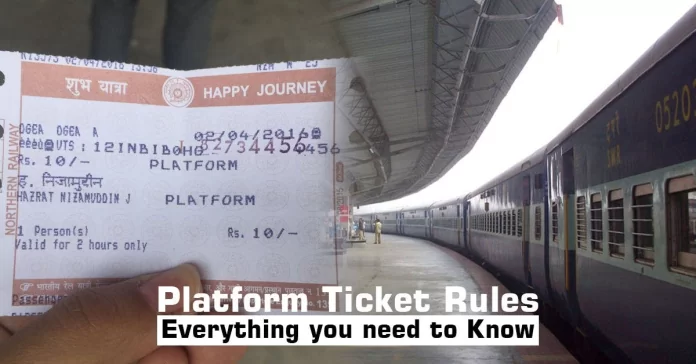 Platform Ticket rules: You can travel by train even with platform ticket, no TTE will catch you. know everything